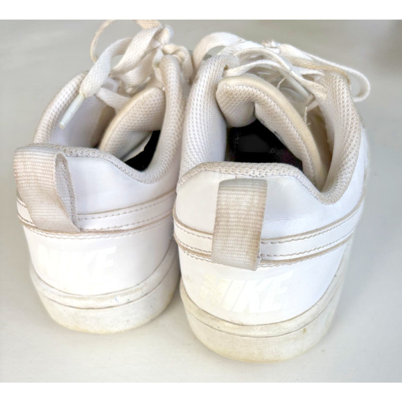 Nike Boys Court Borough Low Recraft White Athletic Shoes - Size 5Y - Picture 5 of 7